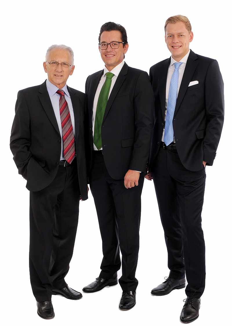 Foto: 3 Partner der Kanzlei